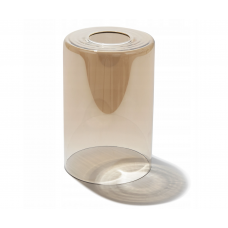 Glass cylinder lampshade Amber 100*150 mm